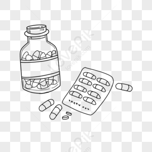 Лекарства рисунок карандашом для детей