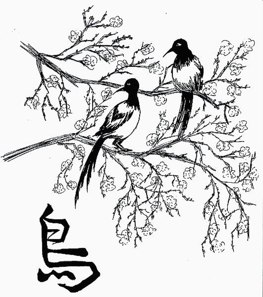 Рисунки в японском стиле гелевой ручкой