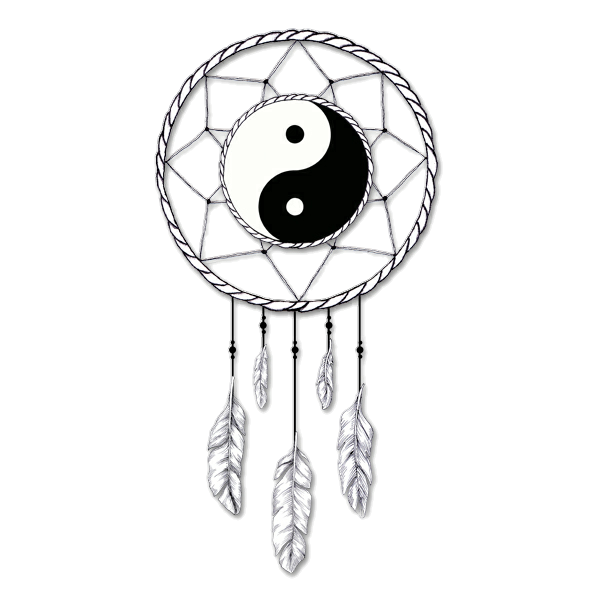 Хиппи символика Инь Янь