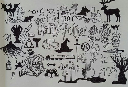 Гарри Поттер скетч символика
