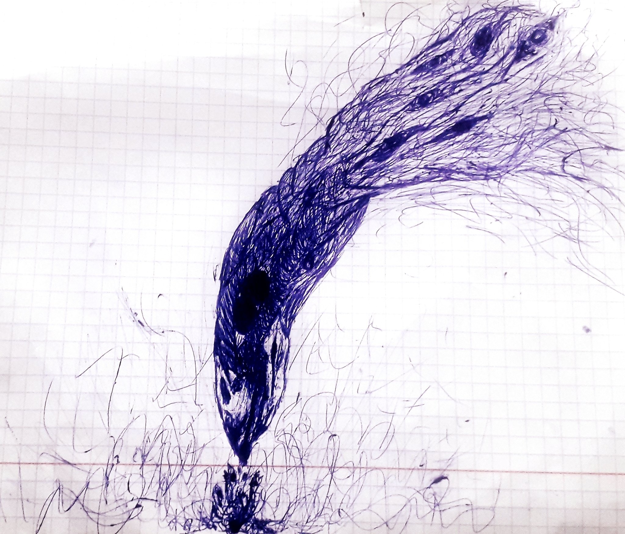Вода рисунок ручкой