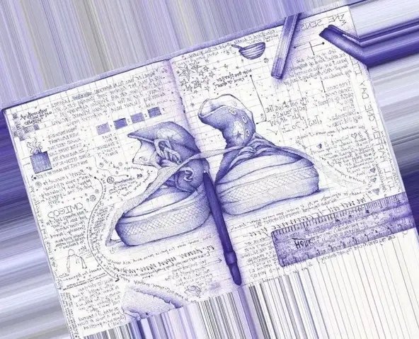 Рисунки в тетради