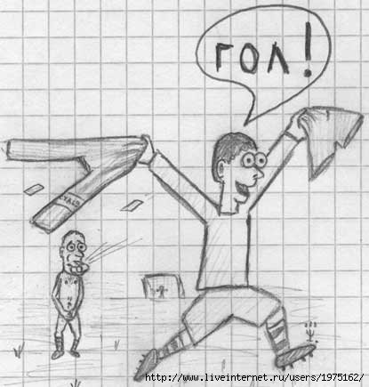 Рисунки ручкой про спорт (45 фото)