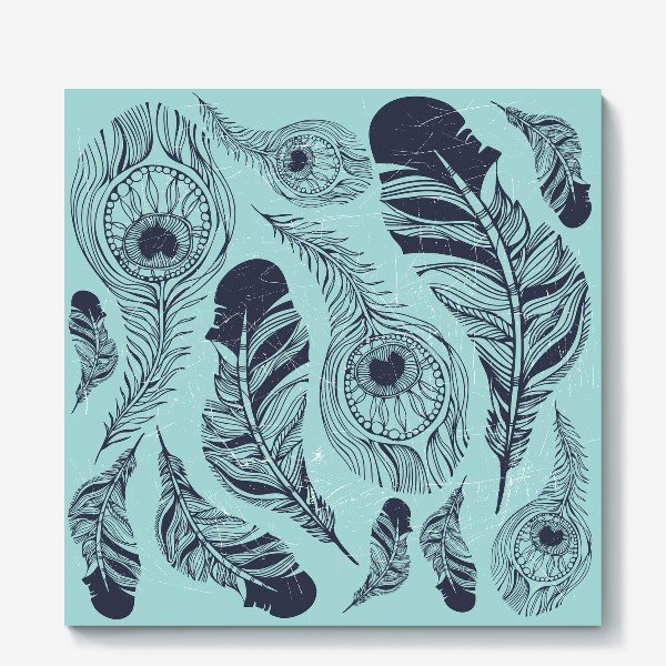 Постер "перо павлина"