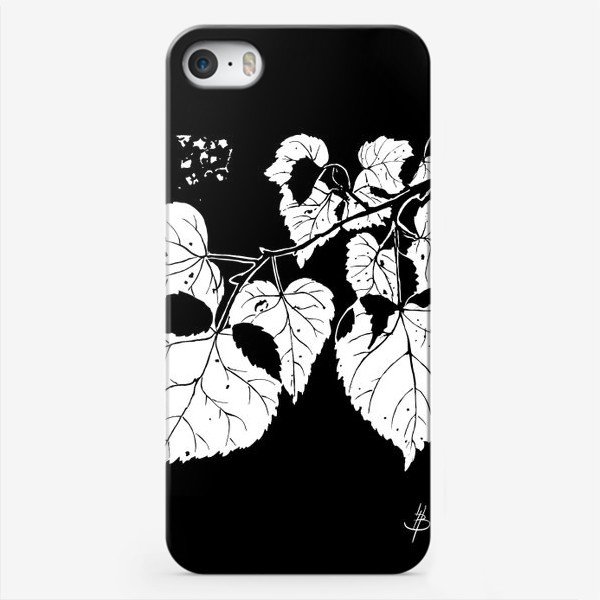 Черно белый чехол