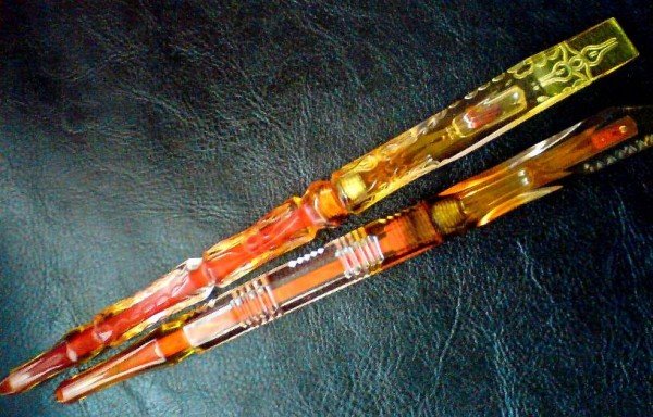 Шариковая ручка из оргстекла