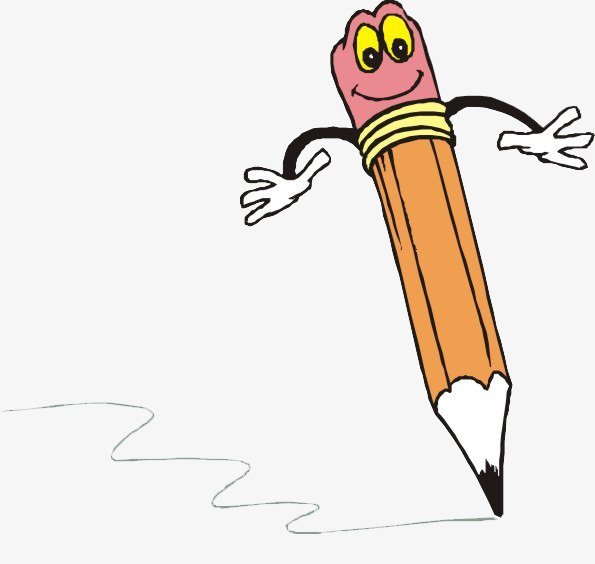 Мультяшные карандаши и ручки