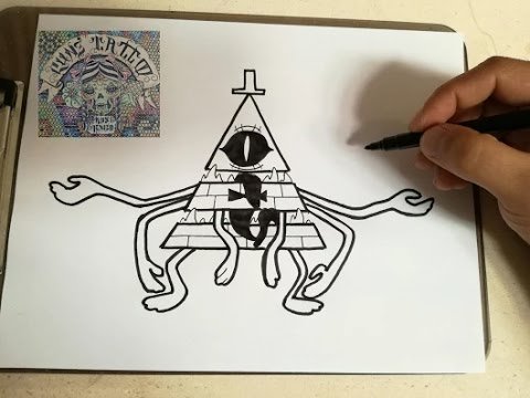 Рисунки для скетчбука в стиле Гравити