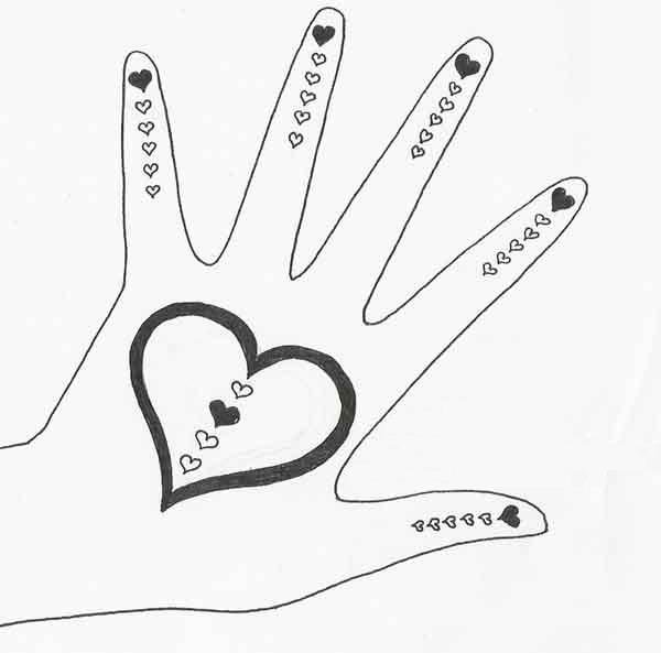 Красивые рисунки на руке