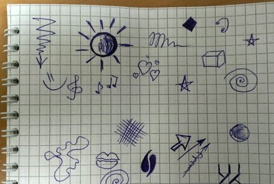 Маленькие рисунки в тетрадку