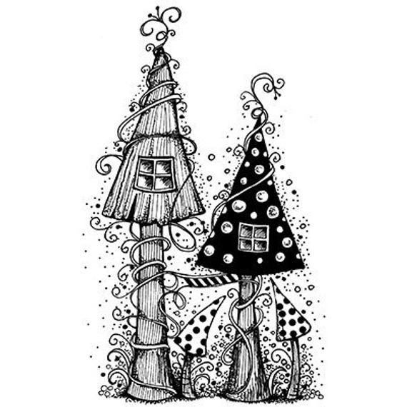 Дудлинг домики