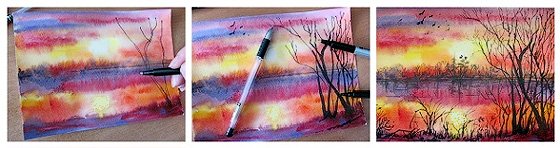 Пейзаж легкий