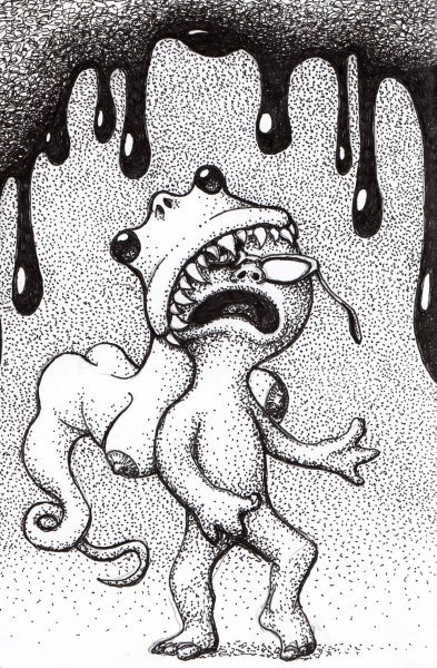 Рисунки психбольных ручкой (46 фото)