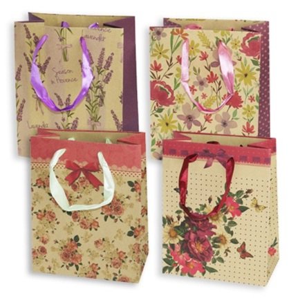 Пакет подарочный (h23х18х10см) 011-012 крафт