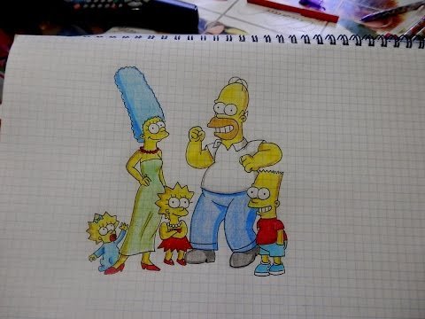 Мультяшный персонаж в тетрадке