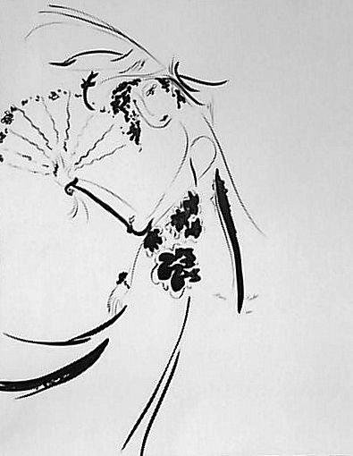 Картины тушью