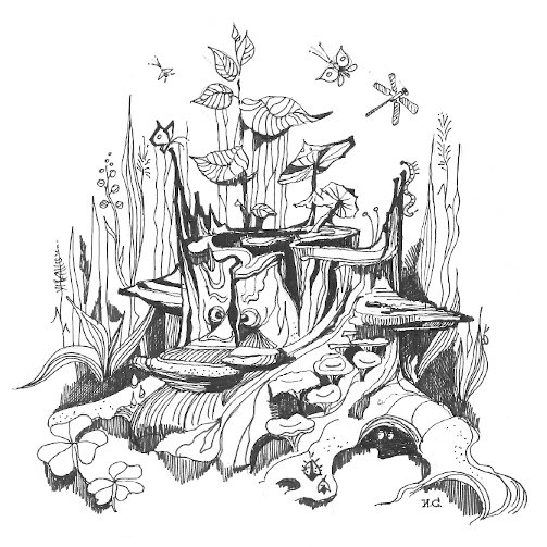 Пень в графике