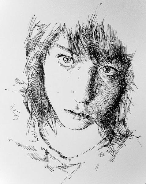 Арт гелевой ручкой