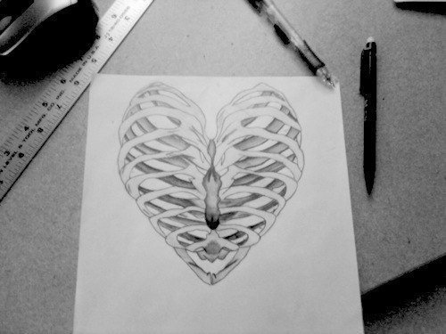 Срисовки разбитого сердца