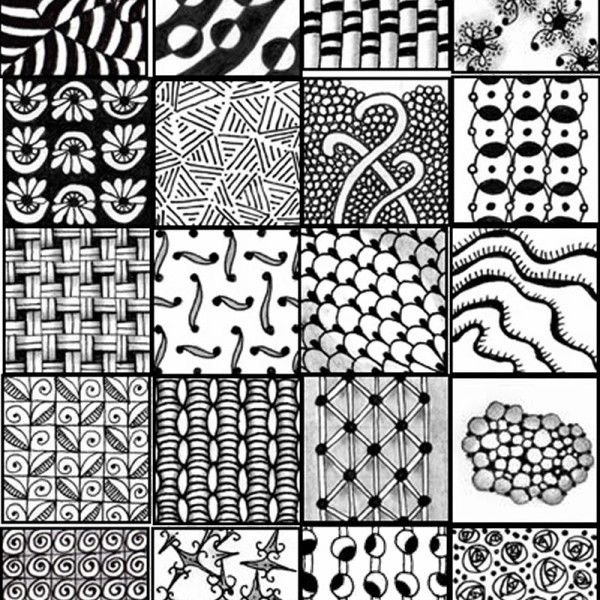 Графические узоры простые