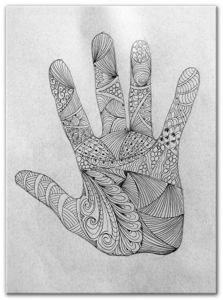 Рука рисунок