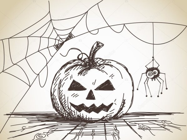 Джек Скеллингтон для срисовки