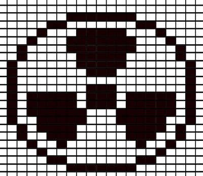 Рисунки по клеточкам значки