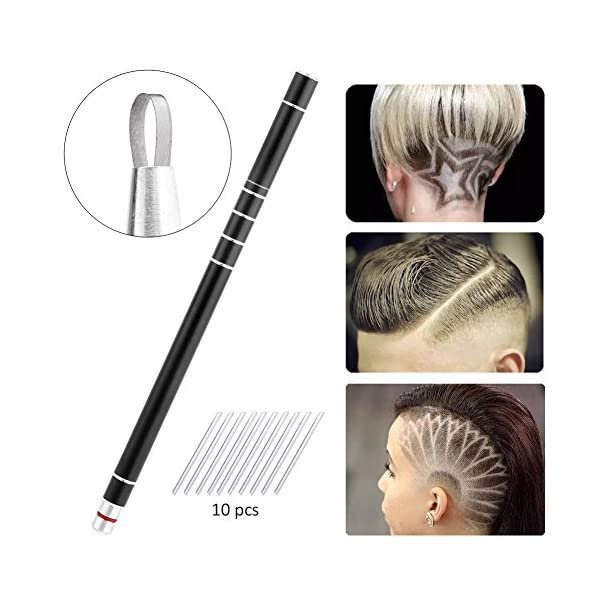 Узоры на висках простые