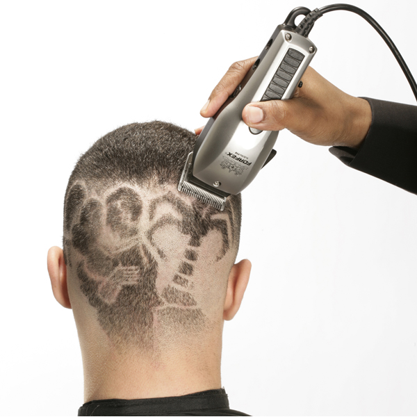 Фигурная стрижка головы