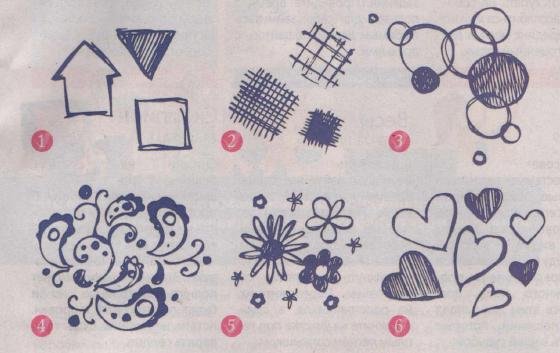 Зарисовки на полях тетради