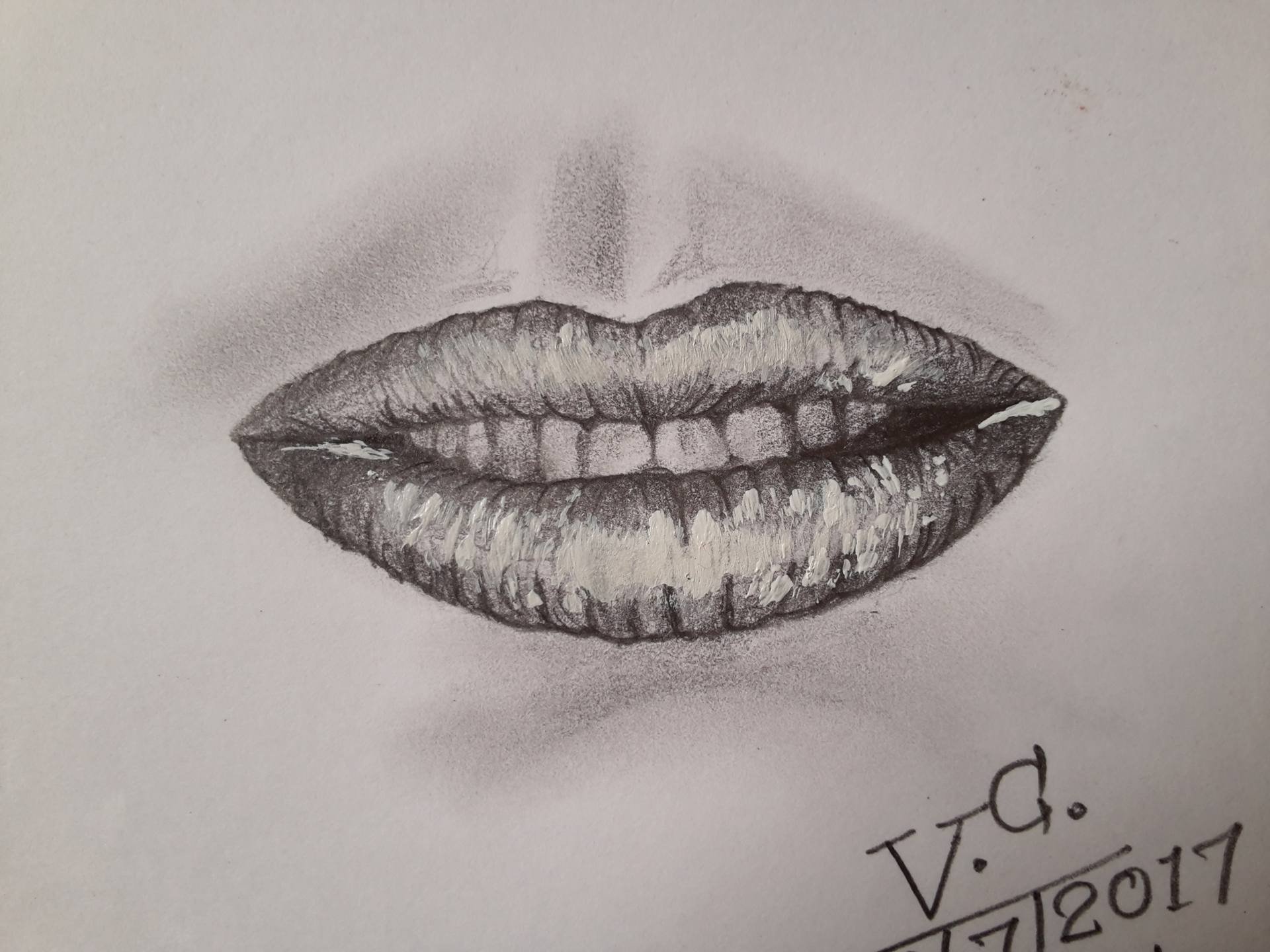 Сложные для рисования губы