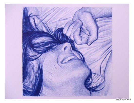 Простые рисунки шариковой ручкой