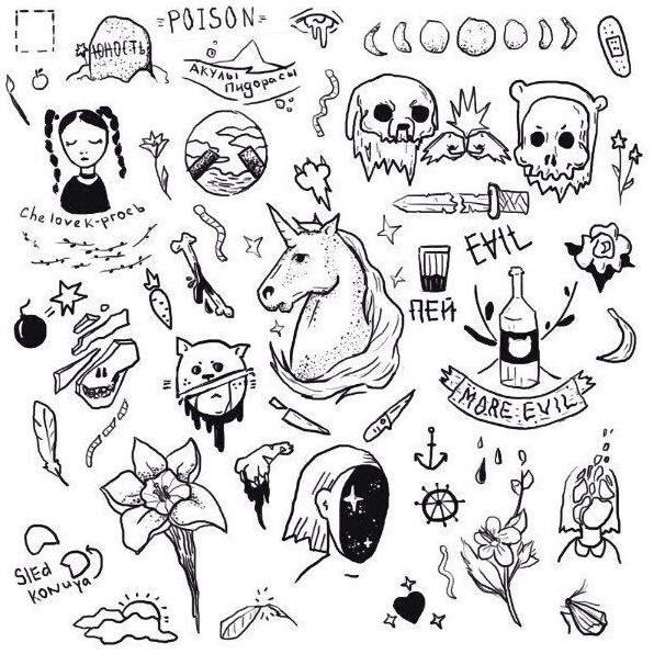 Милые тату эскизы