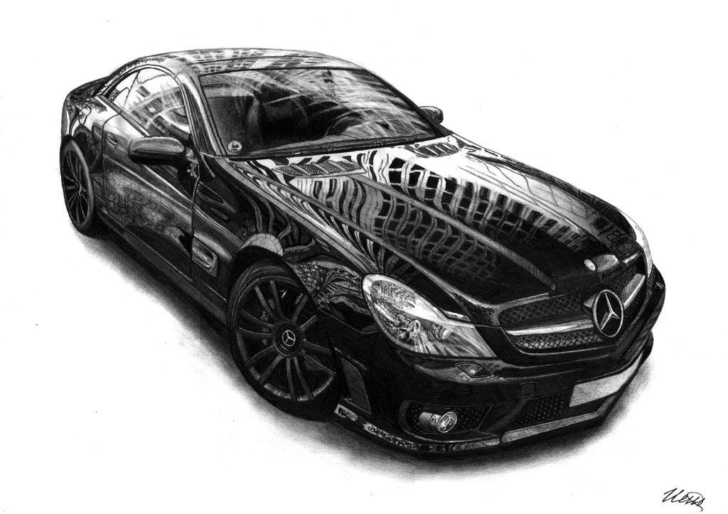 Рисунки черный машины
