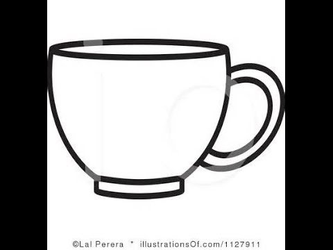 Трафарет кружки для рисования