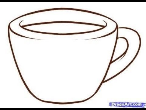 Чашка контур для детей