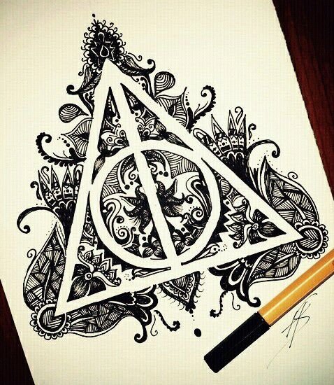 Зентангл Гарри Поттер