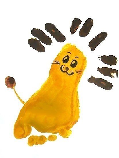 Рисование ладошками и ножками