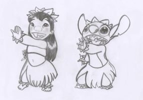 Лило карандашом