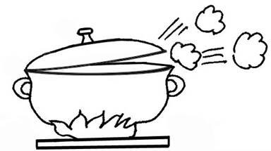 Кастрюля раскраска для детей