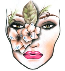 Эскиз театрального грима