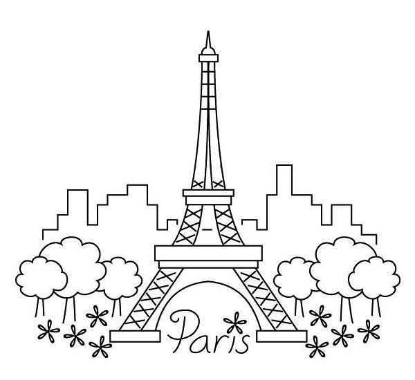 Париж карандашом