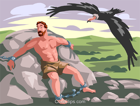 Прометей раскраска