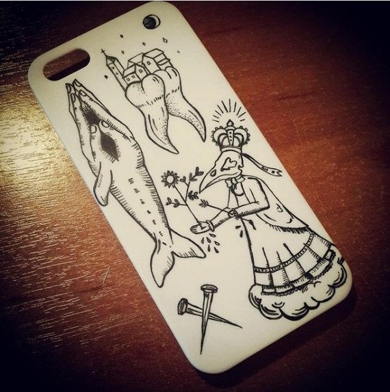 Рисунки на чехол для срисовки