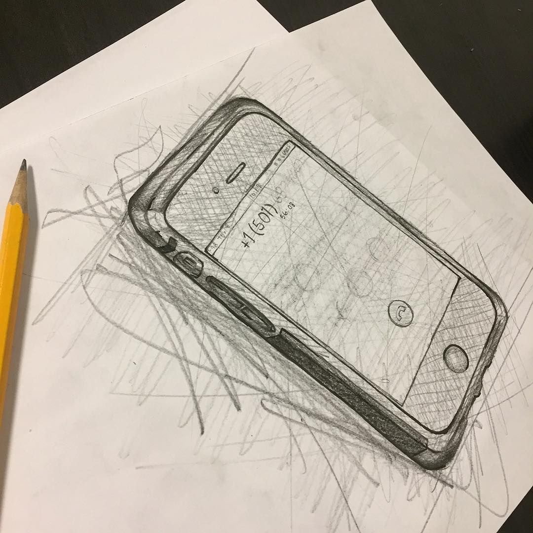 Нарисовать айфон