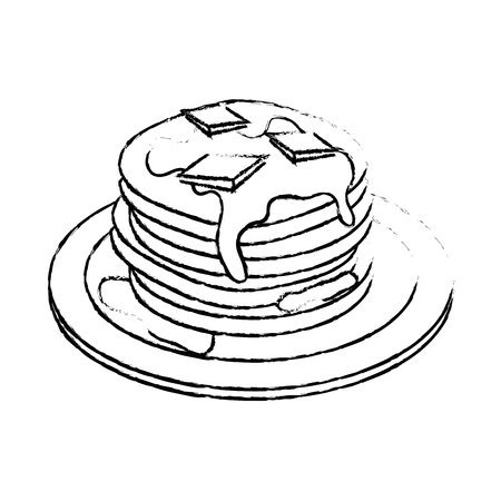 Блинчики раскраска