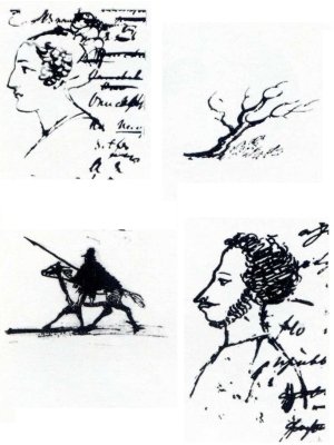 Александр Сергеевич Пушкин профиль