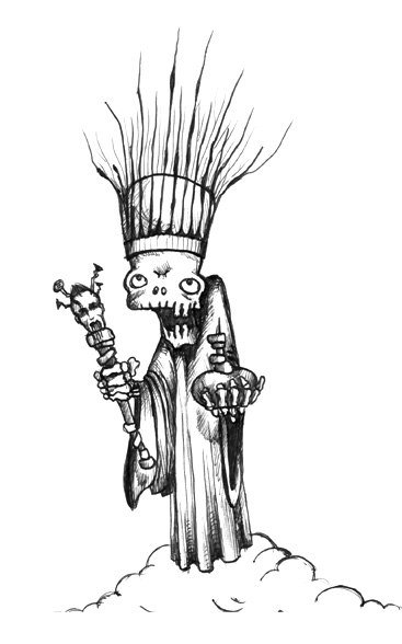 Кощей Бессмертный рисунок