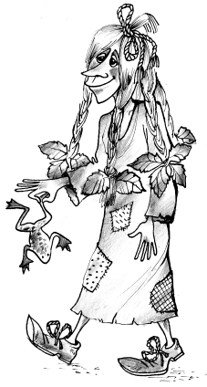 Кикимора рисунок карандашом (41 фото)