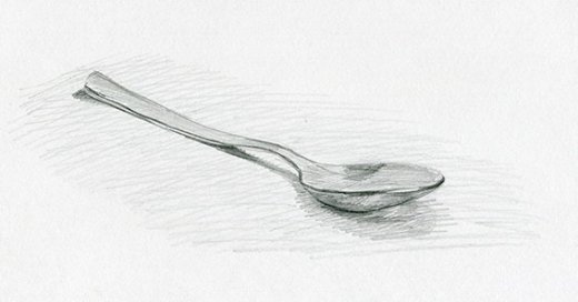 Зарисовка ложки